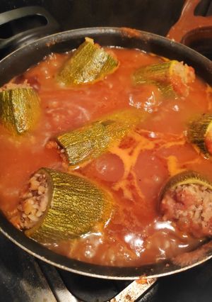 Una foto de Kousa Mahshi/ Calabazas rellenas