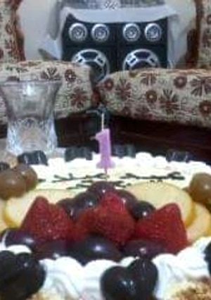 صورة لوصفة كيكة سهلة لعيد الميلاد 😋😋🥧🥧🍰🍰