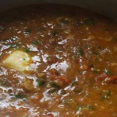 A picture of Bhaji (mixed vegetables gravy).