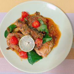A picture of Mackerel fish balado.