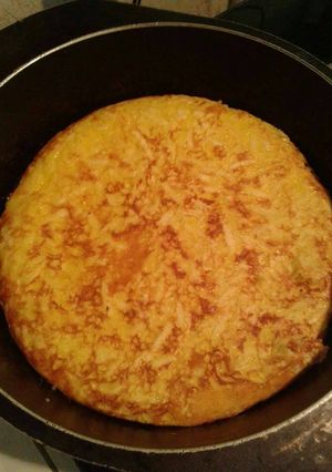 A picture of Cassava Tortilla with Cheese.