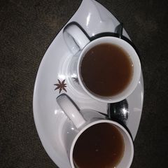Star anise and cinnamon tea A picture of Star anise and cinnamon tea.