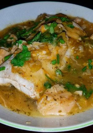 A picture of Mike's 5 Minute Smothered Green Chili Chicken Burritos.
