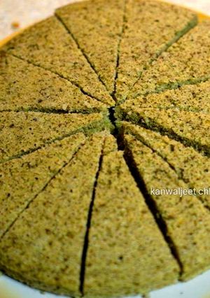 A picture of Whole Green gram  dhokla.