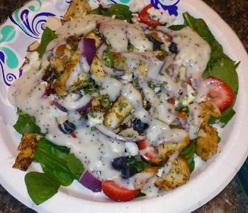Ultimate Prepare Recipe Red White and Blue Chicken Salad Delicious Simple