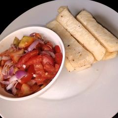 A picture of Fried Yam.