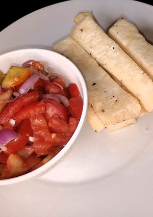 A picture of Fried Yam.