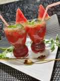 Super Cooling and Refreshing Watermelon Strawberry mocktail