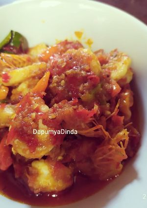 Foto resep Udang masak pedas