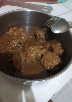 Foto resep Bistik sapi mpasi empuk lezat
