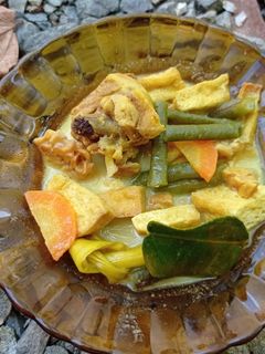 Foto resep Sayur santan tahu tempe kacang panjang dan wortel