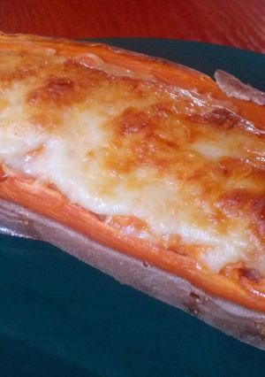 Töltött édesburgonya recept fotója