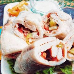 Chicken Arabic Shawarma! A picture of Chicken Arabic Shawarma!.