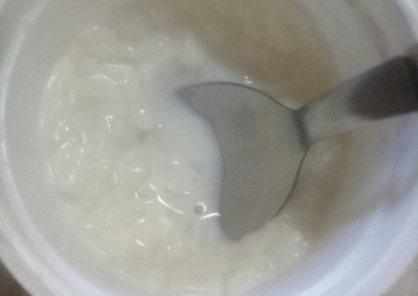 Arroz con leche y harina con sabor a limón súper rico😋😊