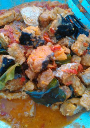 Foto resep Asam pedas patin + tempe