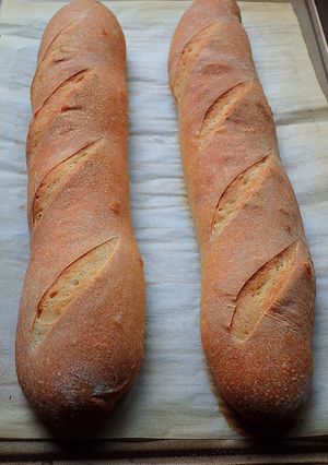 Foto resep Roti Baguette Sourdough
