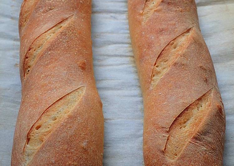 Cara Menghidangkan Roti Baguette Sourdough Anti Ribet!