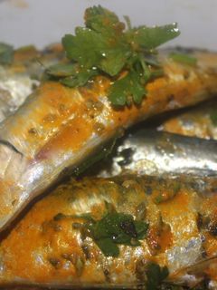 Una foto de Sardinas especiadas en freidora de aire