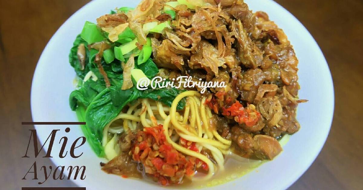 Resep Mie Ayam Kampung Oleh Riri Fitriyana Cookpad