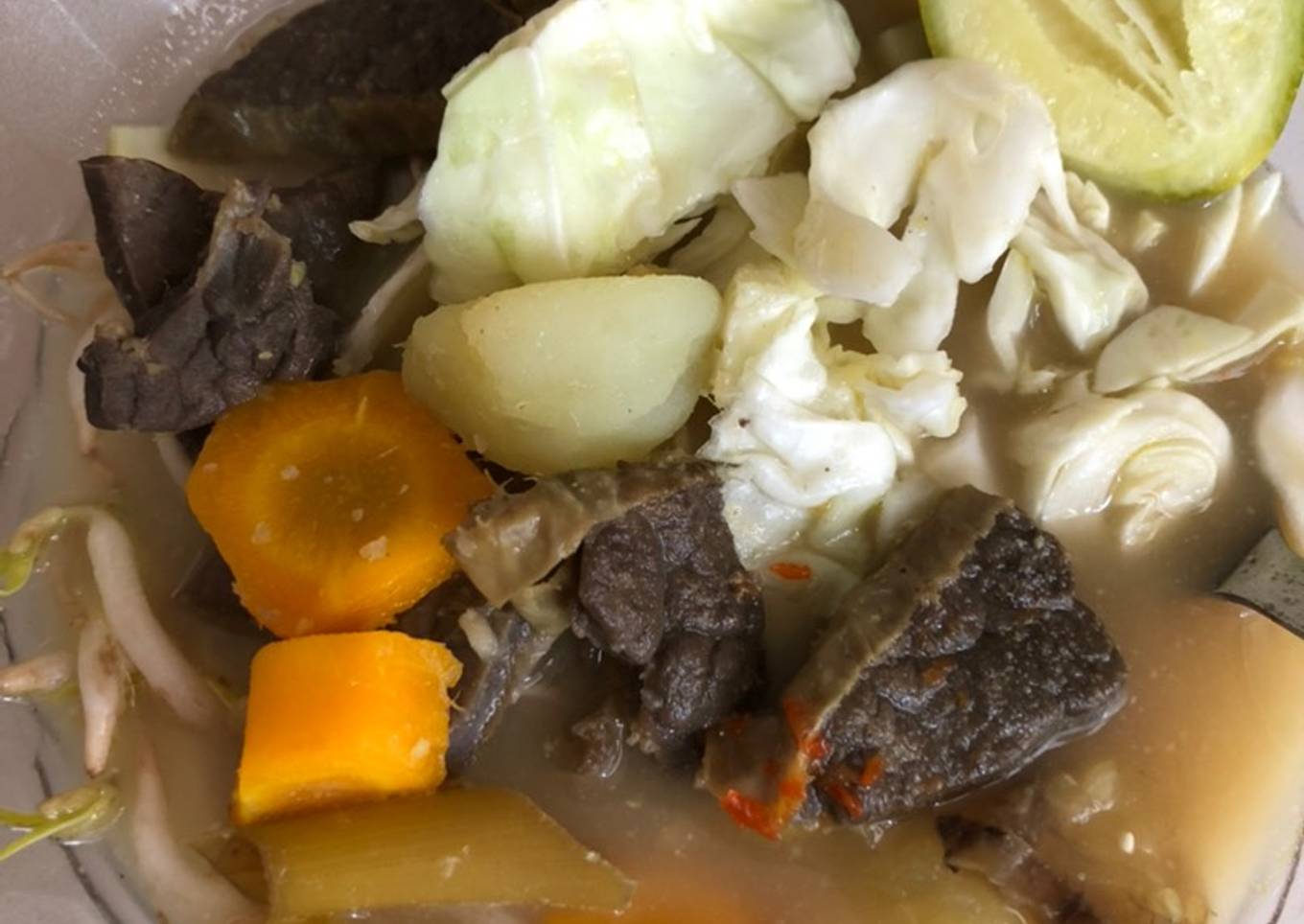 Soto Paru santan