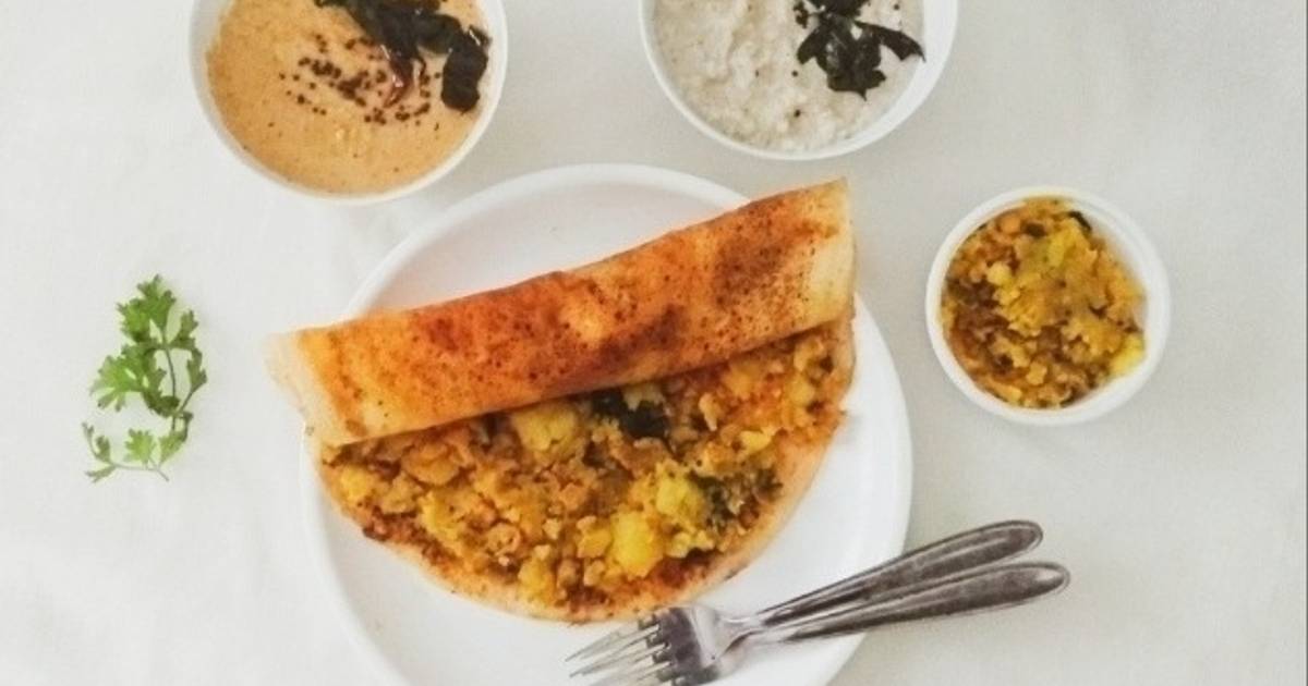 Mysore Masala Dosa Recipe by Rekha Unni - Cookpad