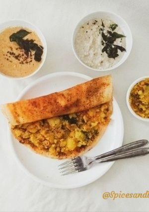 A picture of Mysore Masala Dosa.