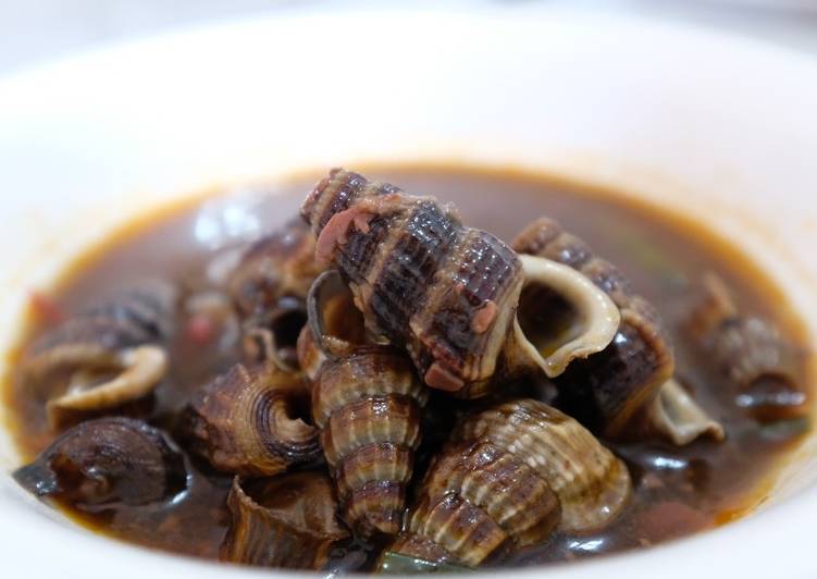 Steps to Make Any-night-of-the-week Sauté Snail Shell In Tauchu Sauce