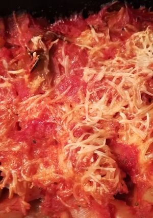 Une photo de Gratin de poireaux à la tomate