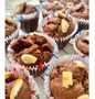Cara Gampang Membikin Resep  Banana cinamon chocolate Muffins yang Lezat, Lezat Sekali