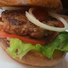 A picture of American burger.