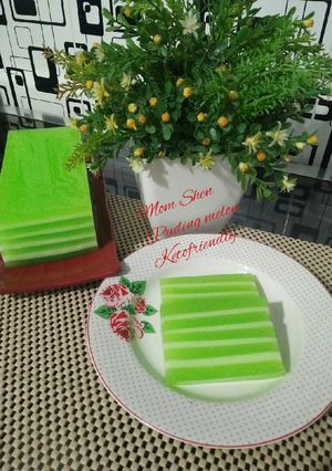 Foto resep Puding melon whipping cream #ketofriendly