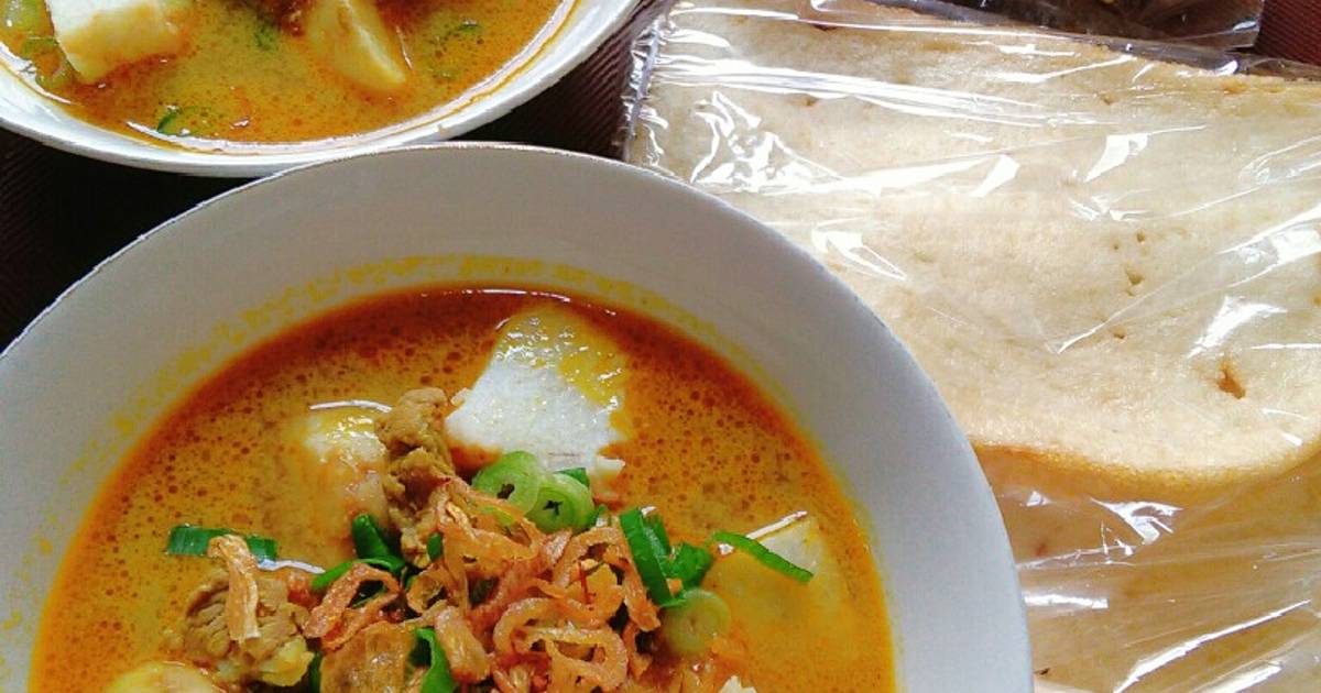 Resep Ketupat Gule Sapi oleh Ingka - Cookpad