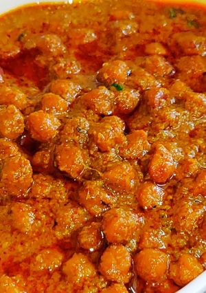 A picture of Chana Masala Curry.