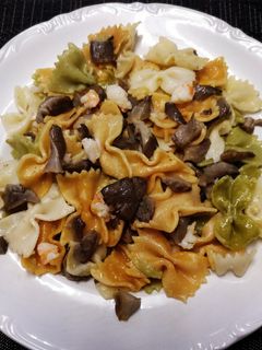 Una foto de Pasta con setas