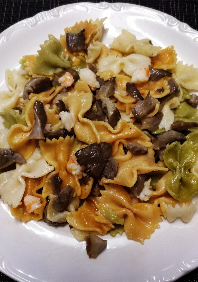Una foto de Pasta con setas