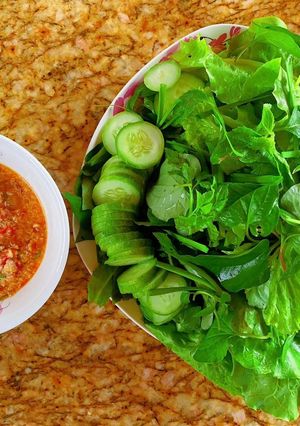Hình của món Nước chấm rau sống siêu ngon.