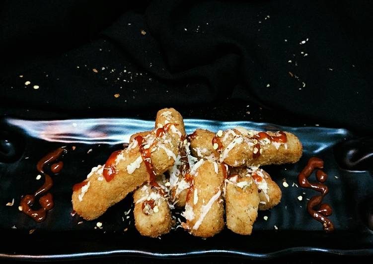 Recipe of Cooking Cheesilicious Saucy McCain Veggie Fingers
