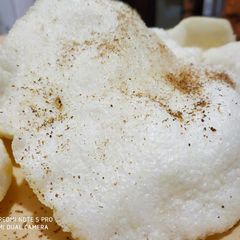 A picture of Leftover Boiled rice papad.
