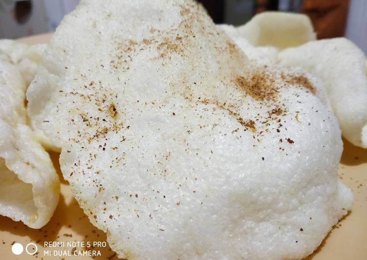 Steps to Prepare Super Quick Homemade Leftover Boiled rice papad