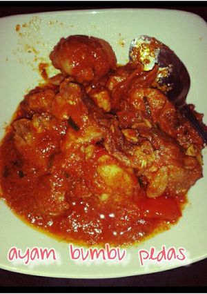 Foto resep ayam bumbu pedas