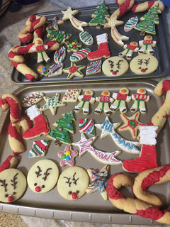 Una foto de Cookies navideñas