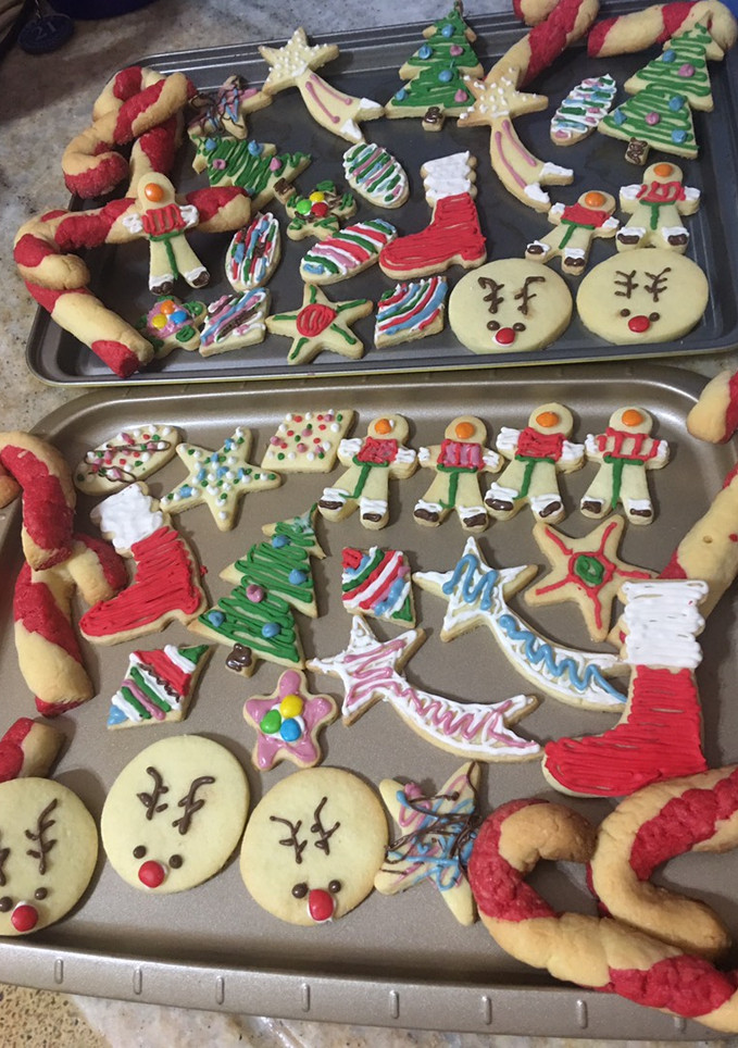 Una foto de Cookies navideñas