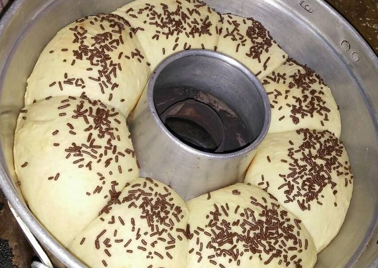 Cara Membuat Roti sobek coklat keju Enak