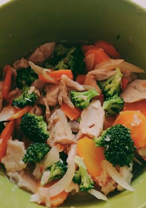 Foto resep Capcay baso jamur brokoli enak dan sehat