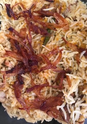صورة لوصفة رز باللحمة المدفونة