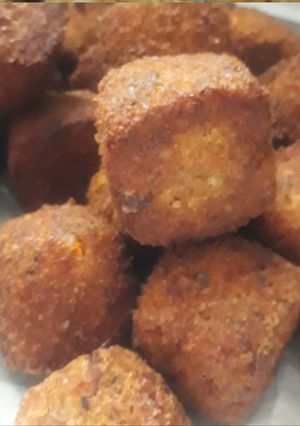 A picture of Chicken nuggets.