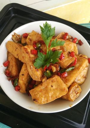 Foto resep Tahu masak pedas