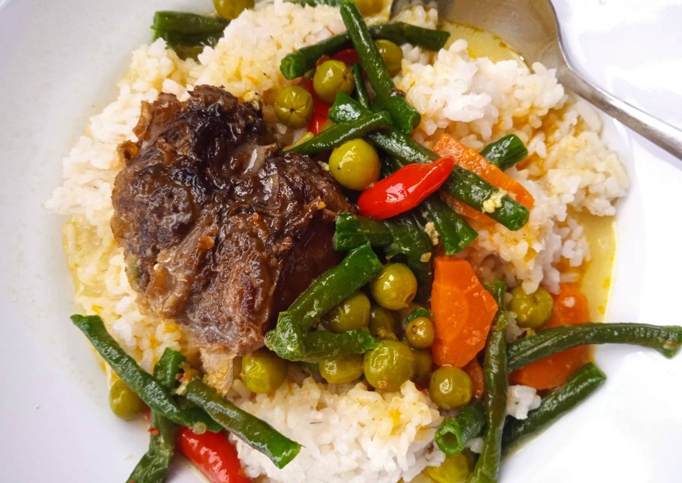 Ikan Asap masak Gulai