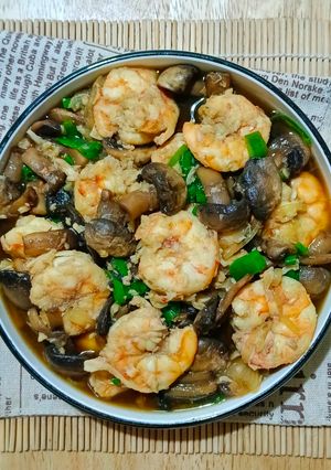 Foto resep Udang Jamur