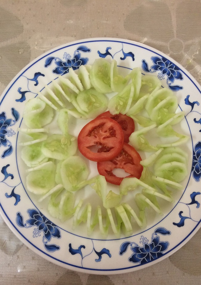 A picture of Cucumber salad.